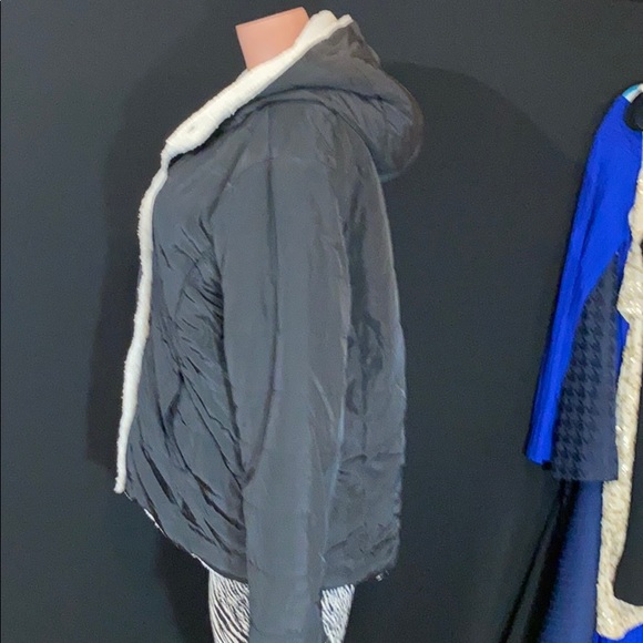 NWT SANCTUARY Reversible Sherpa Puffer Jacket Coat - Picture 4 of 9